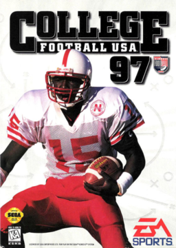 College Football USA 97: The Road to New Orleans box art for Sega Genesis